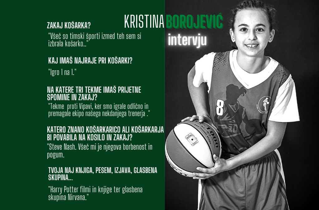 Kristina Borojević, podaj žogo