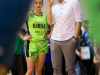 in action during women basketball match between ZKK Cinkarna Celje and Ilirija, semi-final cup 2019, played in Dvorana Tabor, Maribor, Slovenia on March 10, 2019