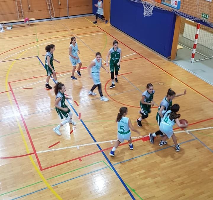 U13 B izgubile proti starejšim nasprotnicam iz Novega mesta in Domžal