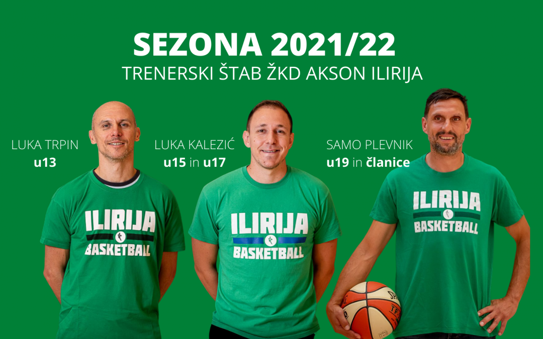 Trenerska zasedba v sezoni 2021/2022