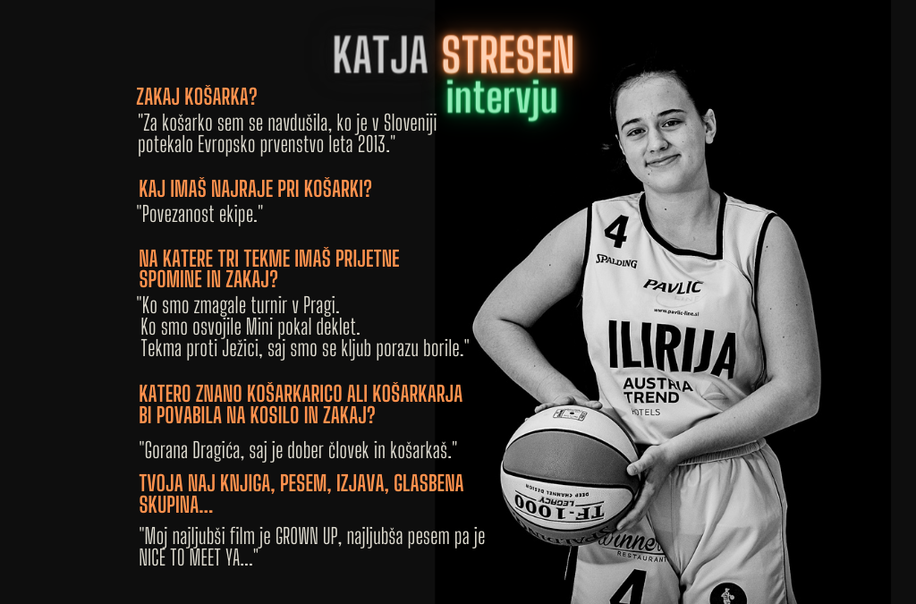 Katja Stresen, podaj žogo