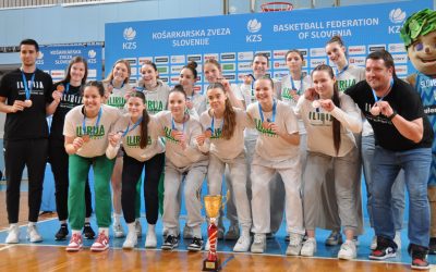 Ilirijanke do 18 let tretje!