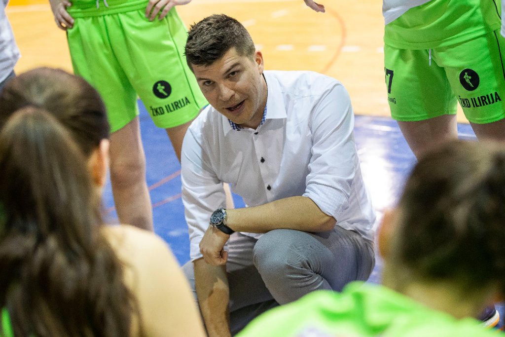 in action during women basketball match between ZKK Cinkarna Celje and Ilirija, semi-final cup 2019, played in Dvorana Tabor, Maribor, Slovenia on March 10, 2019