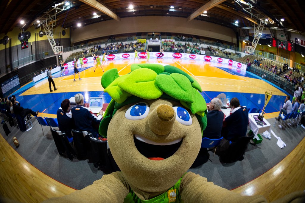 in action during women basketball match between ZKK Cinkarna Celje and Ilirija, semi-final cup 2019, played in Dvorana Tabor, Maribor, Slovenia on March 10, 2019