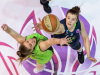 in action during women basketball match between ZKK Cinkarna Celje and Ilirija, semi-final cup 2019, played in Dvorana Tabor, Maribor, Slovenia on March 10, 2019