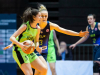 in action during women basketball match between ZKK Cinkarna Celje and Ilirija, semi-final cup 2019, played in Dvorana Tabor, Maribor, Slovenia on March 10, 2019