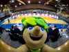 in action during women basketball match between ZKK Cinkarna Celje and Ilirija, semi-final cup 2019, played in Dvorana Tabor, Maribor, Slovenia on March 10, 2019