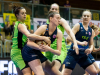 in action during women basketball match between ZKK Cinkarna Celje and Ilirija, semi-final cup 2019, played in Dvorana Tabor, Maribor, Slovenia on March 10, 2019